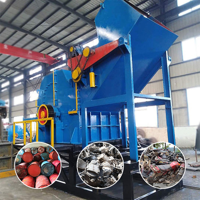 quality 380V ভোল্টেজ ইন্ডাস্ট্রি স্ক্র্যাপ মেটাল হ্যামার ক্রাশার লোহা শীট ক্রাশিং জন্য factory